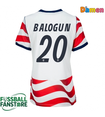 Vereinigte Staaten Folarin Balogun #20 Replik Heimtrikot Damen WM 2026 Kurzarm